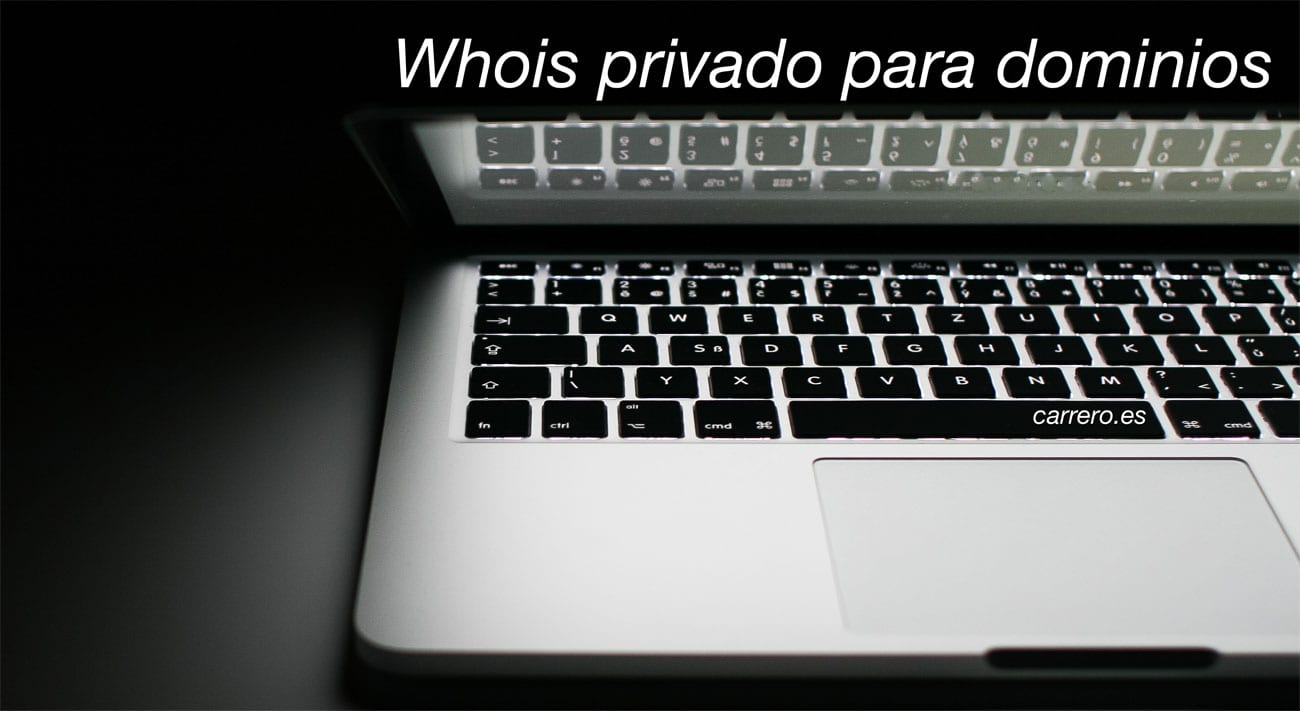 Quieres perder tu dominio, haz un registro privado
