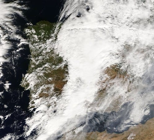 Agua sobre España