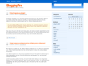 Captura de blogging pro tema para wordpress