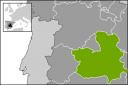 Localización de Castilla-La Mancha en España