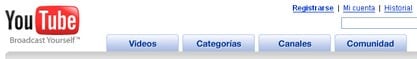 Youtube en castellano para España