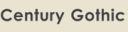 Century Gothic
