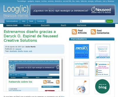 Nuevo diseño Loogic.com