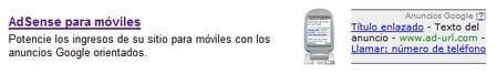 Adsense para móviles