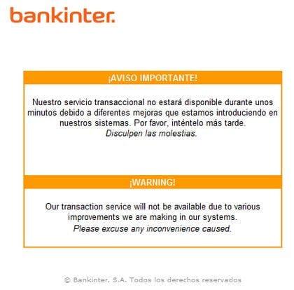 Bankinter Offline