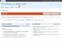 Escritorio WordPress 2.5