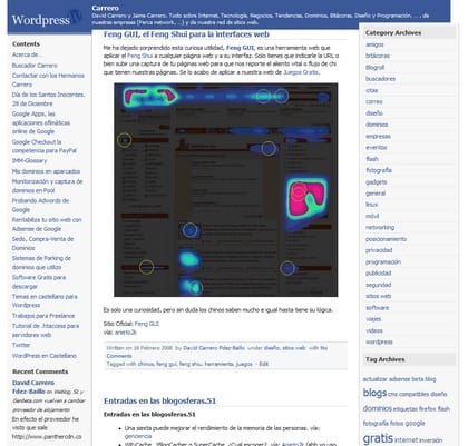 Tema Facebook para WordPress
