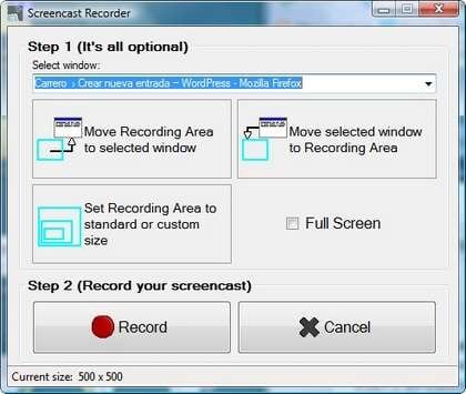 Captura FreeScreenCast