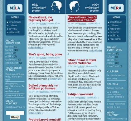 MilaMira un tema para Wordpress