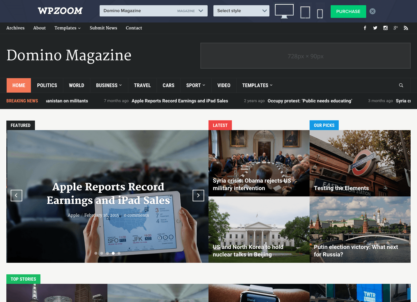 Más de 45 temas para tu revista con Wordpress