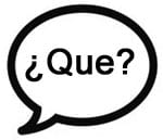 ¿Qué?