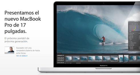 nuevo macbook pro 17 pulgadas