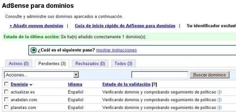 adsense para dominios