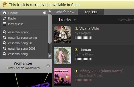 ¿tiene problemas spotify?