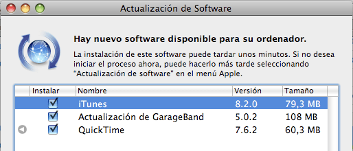 actualizaciones itunes 8.2 y mas