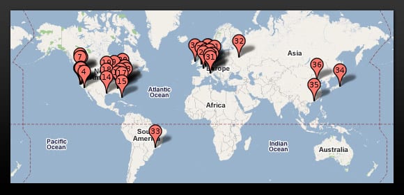 centros de datos de google por el mundo