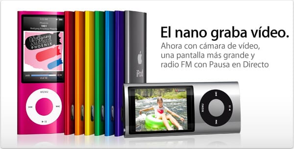 ipod nano  5g video camara y radio fm