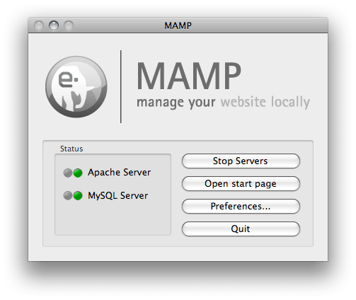 mamp interfaz