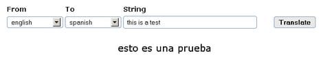esto es una prueba de traducción