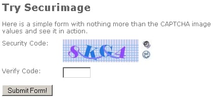 secureimage captcha