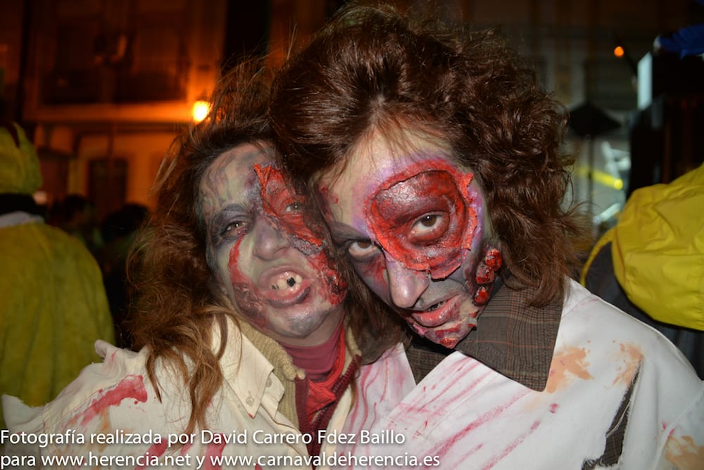 Zombies en Carnaval de Herencia