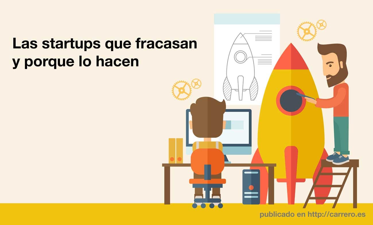 Las startups que fracasan y por qué lo hacen