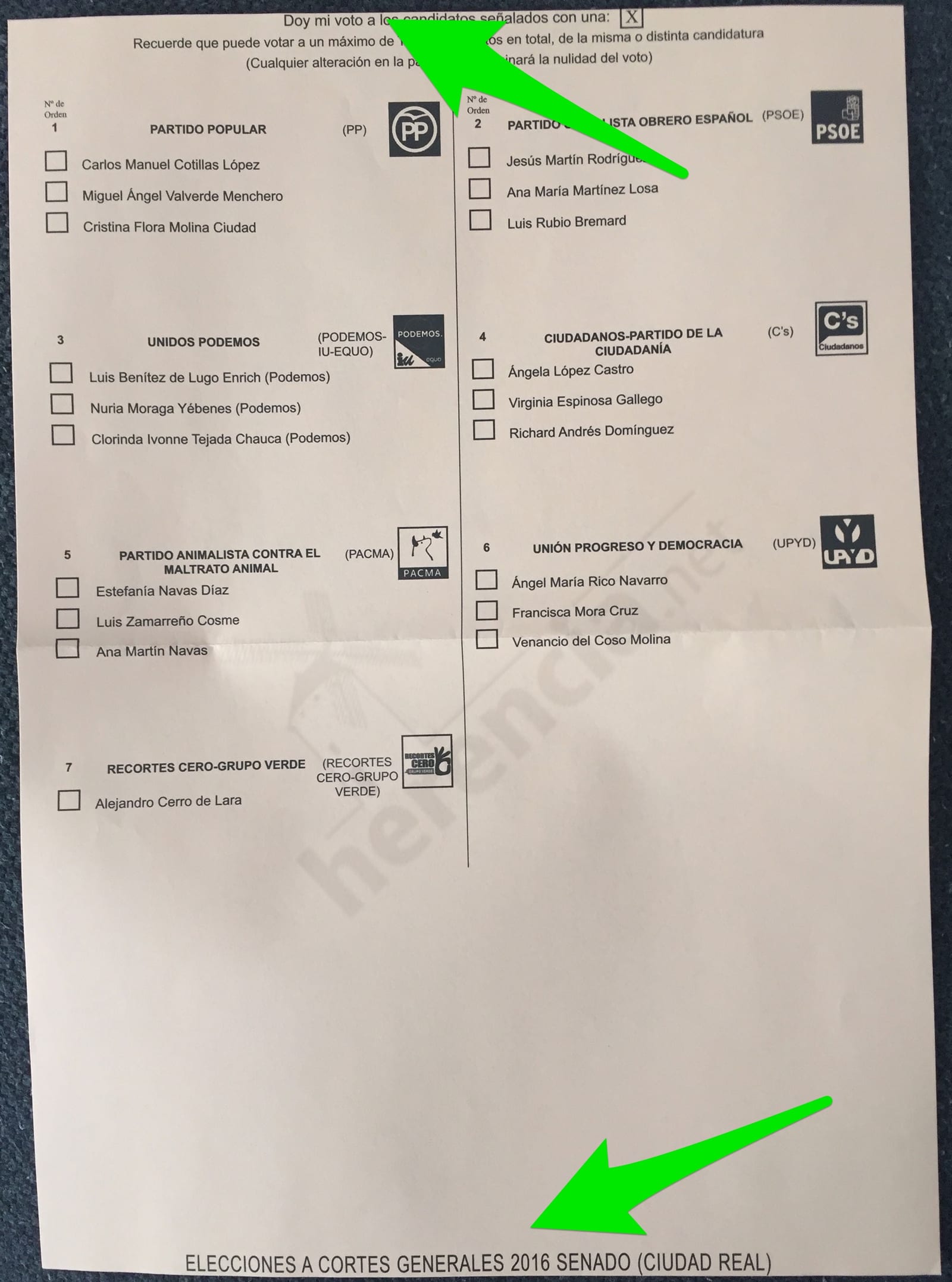 Las papeletas defectuosas para el voto por correo